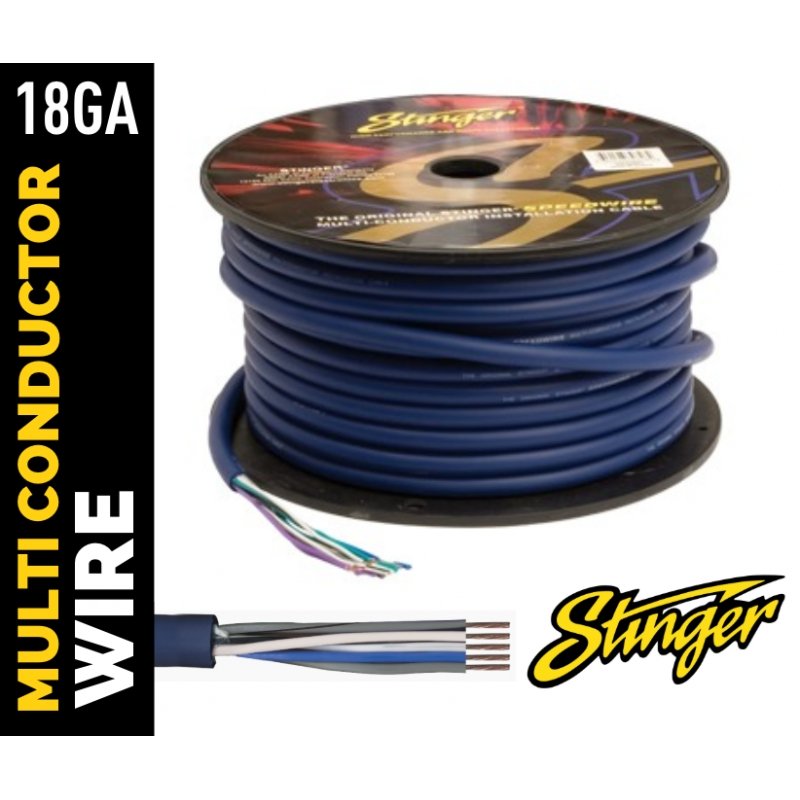 Stinger SGW991 9 Conductor Speedwire 100ft Roll Black 