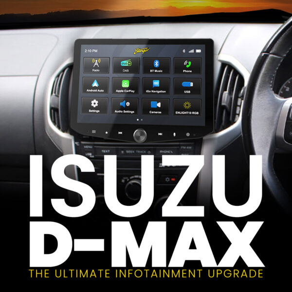 ISUZU D-MAX 10-INCH TOUCH SCREEN STEREO